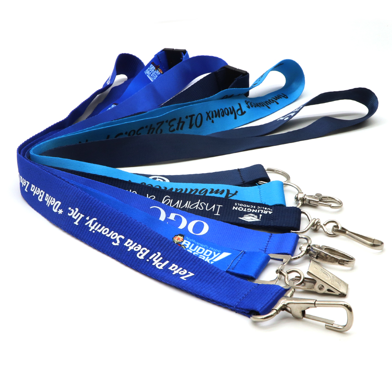 Professional Manufacturer Holographic Lanyard Printed Webbing For Cheap Price Green Lanyard