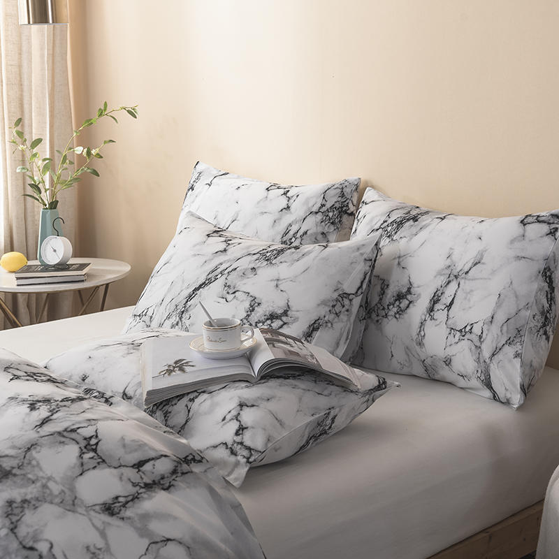 Горячие продажи печать каменный узор одеяло DuvetCover комплект 3 шт. нам Queen и King Size/полный размер постельное белье Оптовая продажа