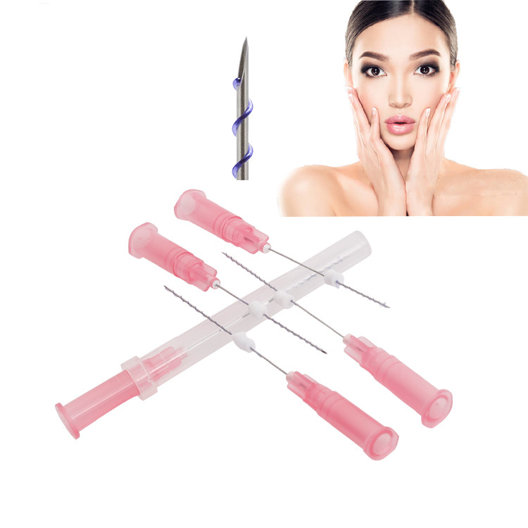 Korea Mono Screw 26G 90mm absorbable surgical suture pdo thread facial lift screw pdo threads