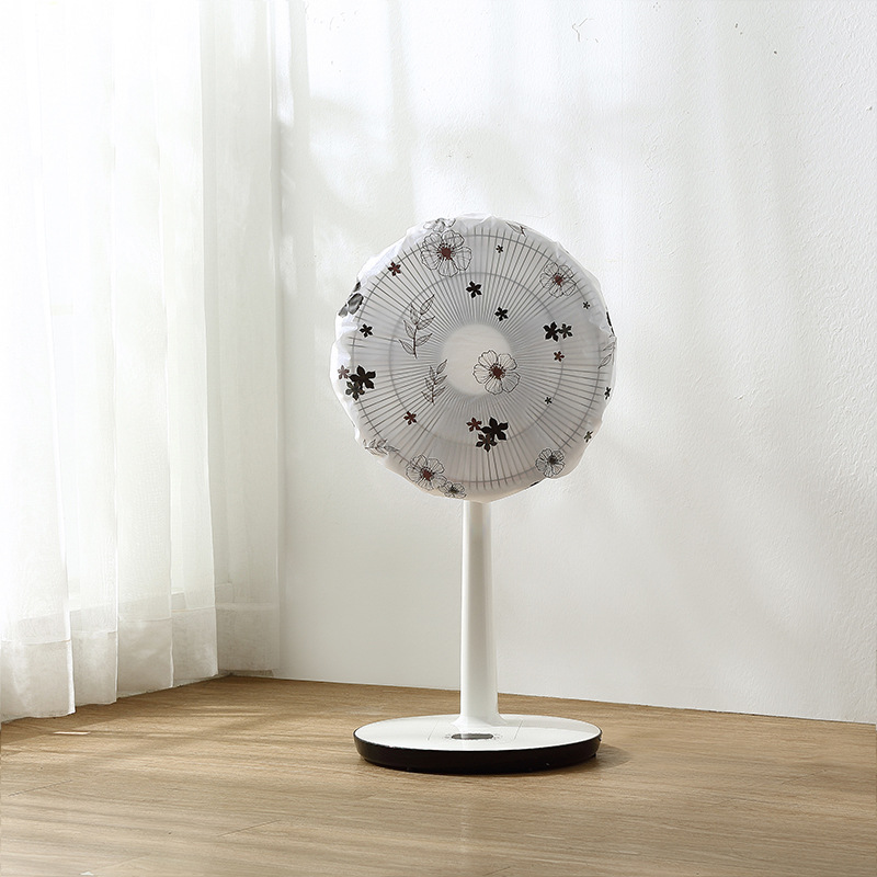 Universal all-inclusive peva floor-standing ventilation electric motor fan dust cover round vertical fan protective cover