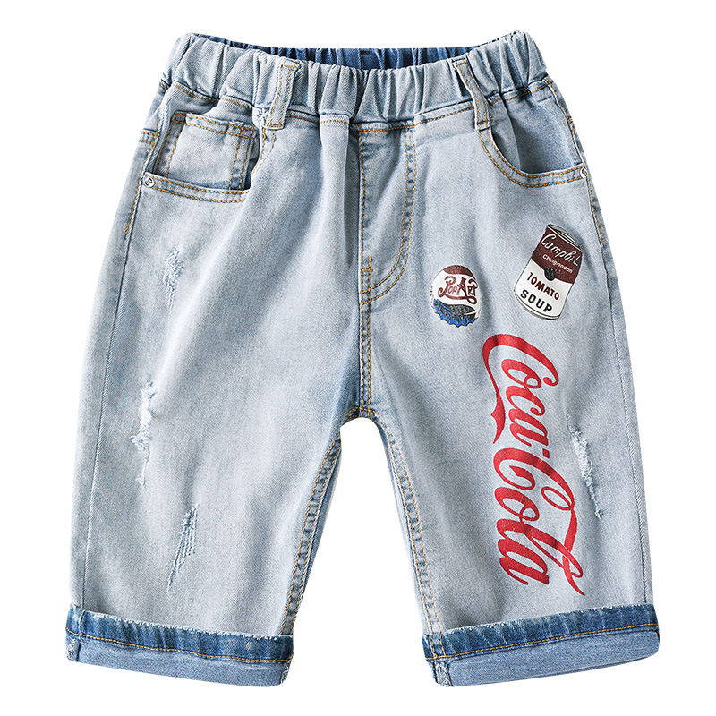 2019 fashion trend hot sales kids ripped jeans boy denim pants children denim jeans with high quality and competitive price