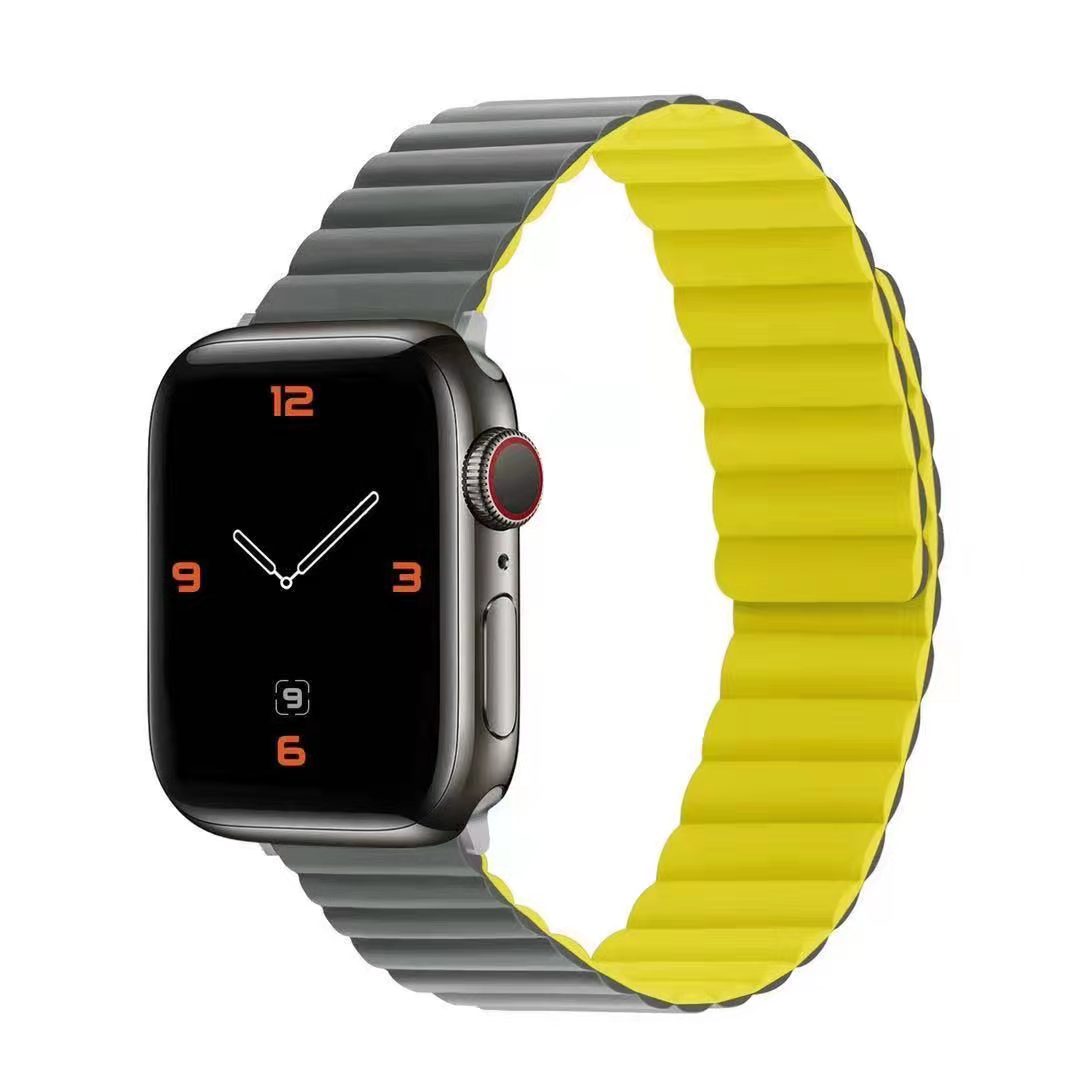Магнитный силиконовый ремешок для Apple series 5 6