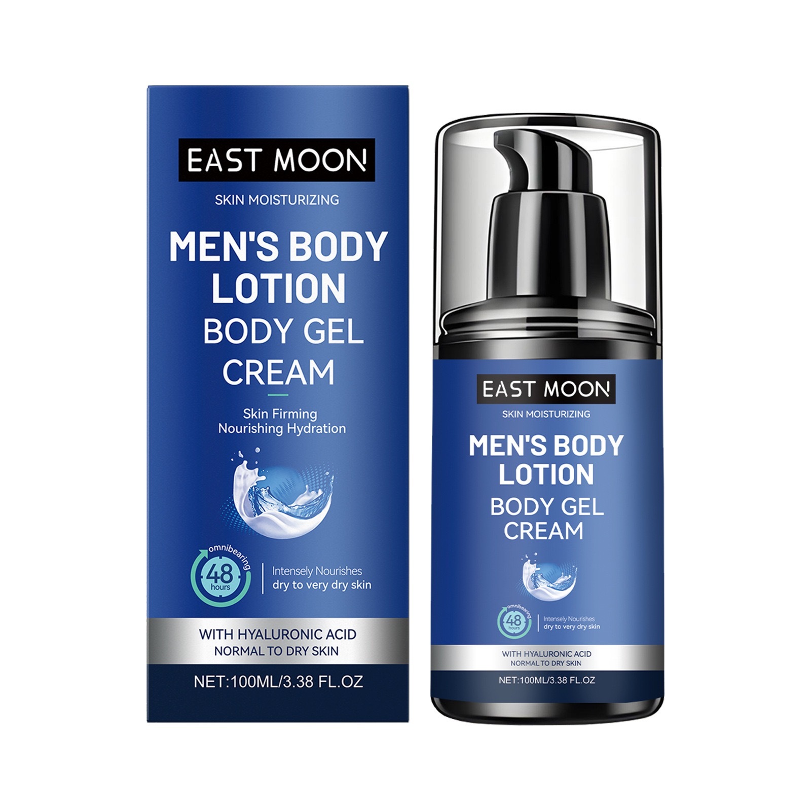 East Moon Men Skin Care Body Lotion Brighten Nourish Long Lasting Freshing Firming Smooth Lotion Cream For Dry Skin