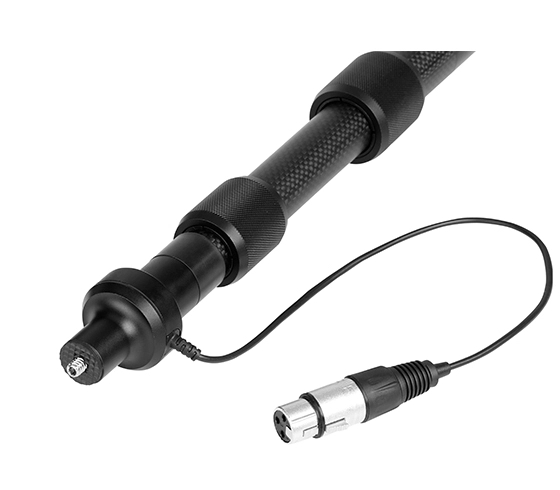 BOYA BY-PB25 бумполюсы для микрофона из углеродного волокна с внутренним XLR кабелем 1 м (3,3 ') до 2,5 м (8,2') микро бумполюс