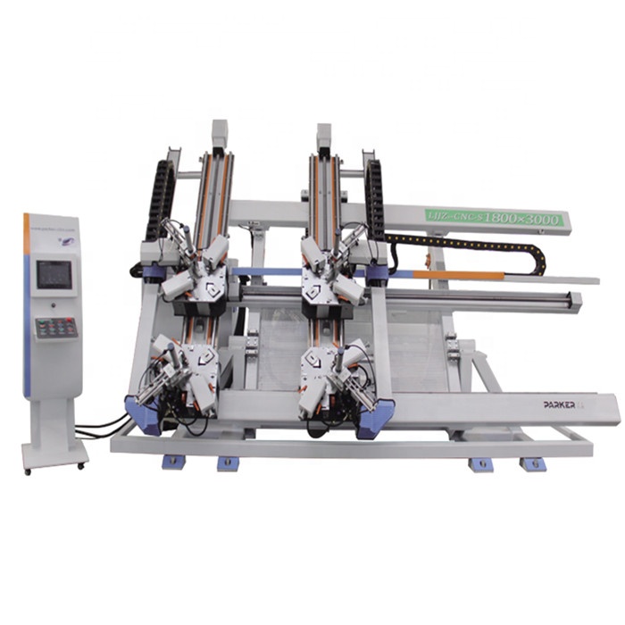 Aluminum Window Door Automatic Four Corner Crimping equipment/alu-alloy Super Intelligent 4 Corner Crimping machine