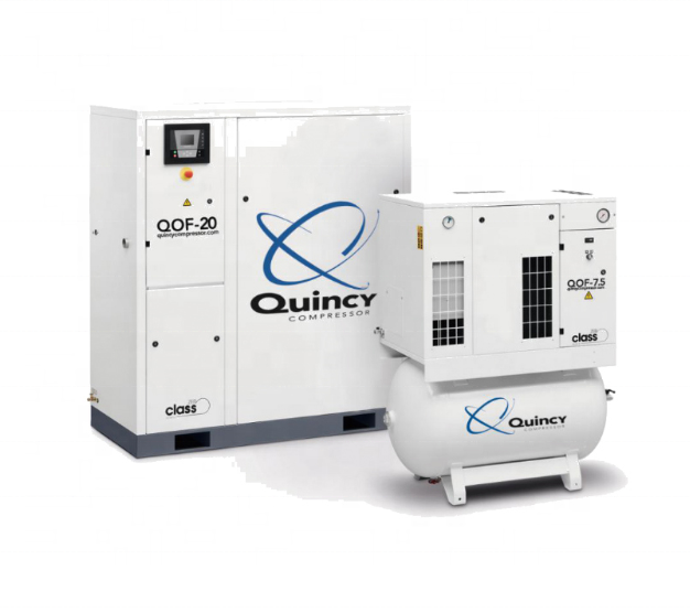 Безмасляные воздушные компрессоры Quincy QOF 7.5HP, бесшумный воздушный компрессор