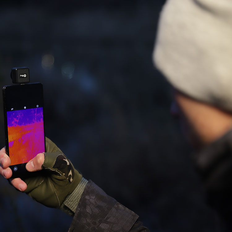 T2-Search камера для тепловизионной съемки инфракрасная Imager Infiray портативная термальная камера ночного видения Android Версия