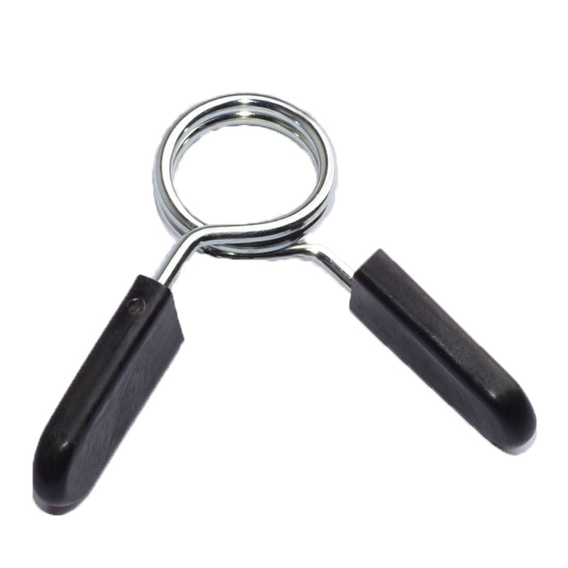 2021 Wholesale High Quality 25mm 28mm 50mm Barbells Bar Lock Clamps Dumbbell Clips Standard Spring Collars