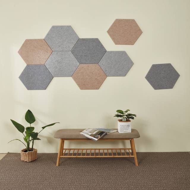 Art board design acoustic panel interior decoration soundproof eco friendly panels sound absorb indoor decor panels manufacturer