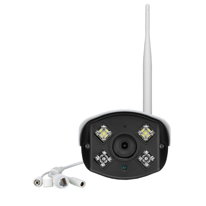 Megcam заводская цена 1080P Смарт Открытый Hd IP Wifi теплый свет безопасности Cctv пуля камера