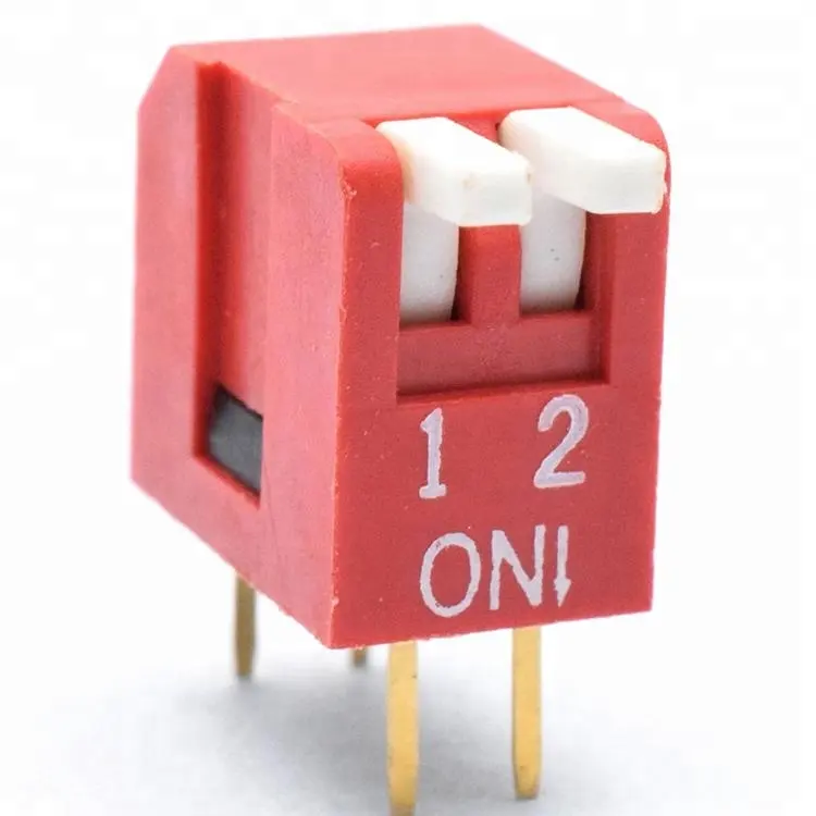 2 Way 2.54mm Dial Toggle Switch