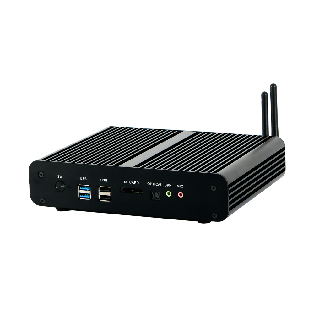 Мини-компьютер Topton без вентилятора i7 8565U/7560U i5 8250U/7260U 2 * DDR4 Msata + M.2 SSD Micro PC Win10 Pro Barebone HTPC Nuc VGA nuc