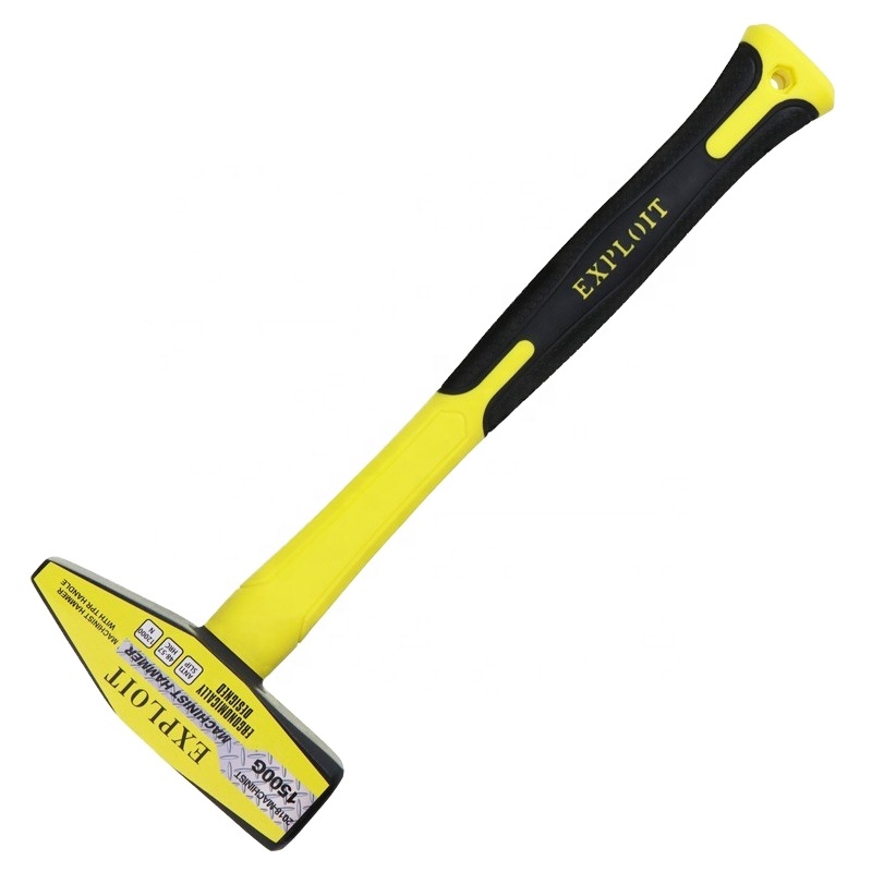 Профессиональный Heavy Duty из высокоуглеродистой стали деревообрабатывающий кованые рабочий Молот кузнеца с TPR прорезиненной ручкой