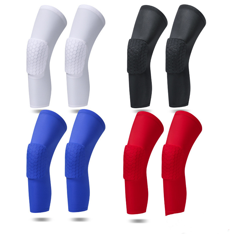 Factory 1 Pcs Basketball Knee Pads Protector Compression Sleeve Honeycomb Foam Brace Knee pad Fitness Gear Volleyball Support