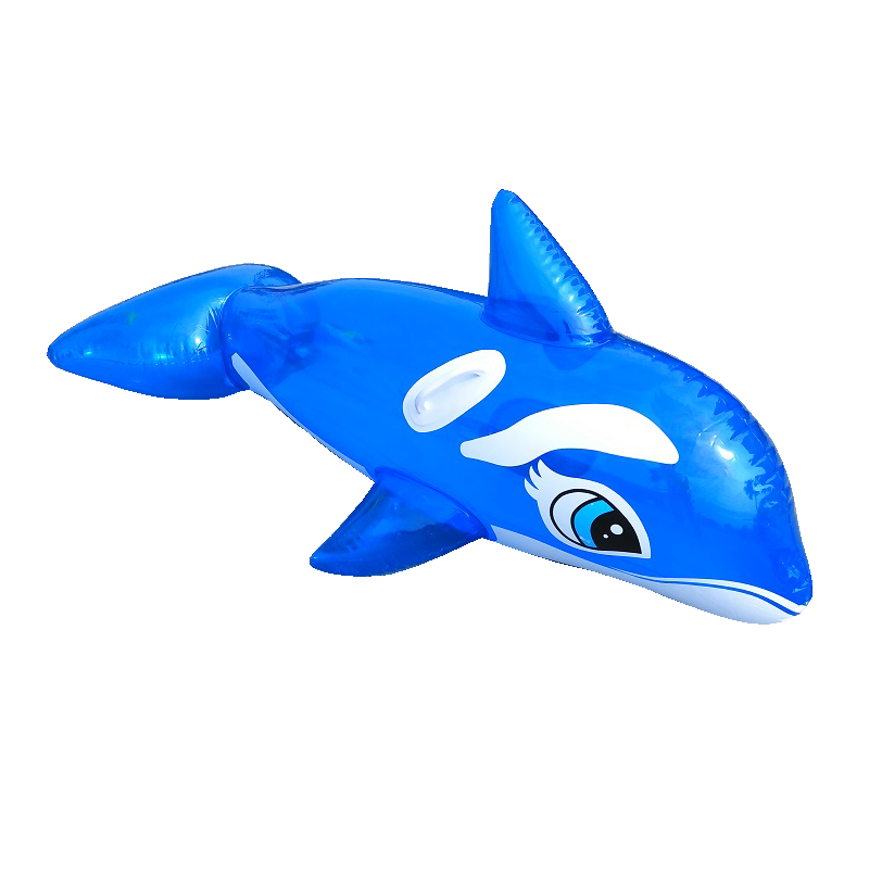 Outdoor Beach Swimming Water amusement park Fun Play Whale Splash Toy Transparent Inflatable Whale Rider