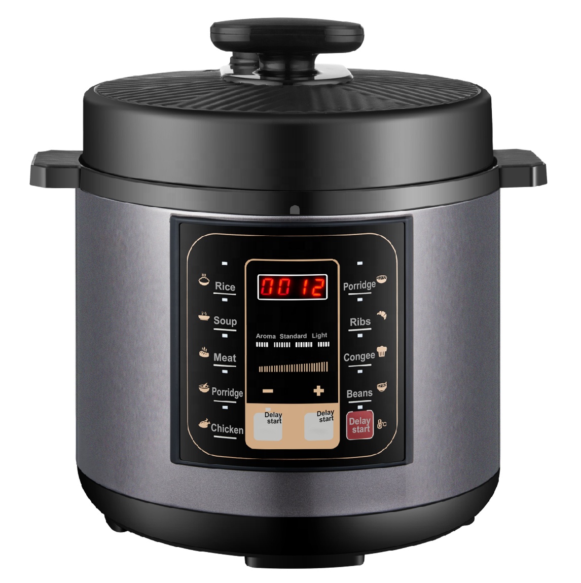 Electric Pressure Cooker Programmable 6 Quart Non-Stick Pot 12 in 1 Programmable Multipot Cooker with bonus Stainless Steel Pot