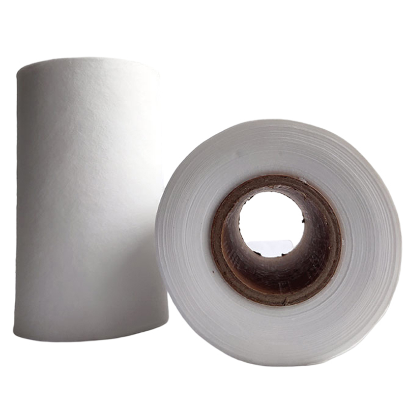 Polyester / viscose fiber blended spunlace nonwoven fabric rolls made of cotton sample