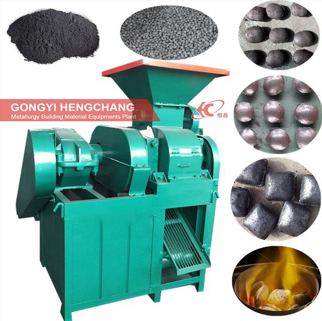 Large Output Ball Press equipment Coal Dust Lignite Power Charcoal Briquette Press Making Machine