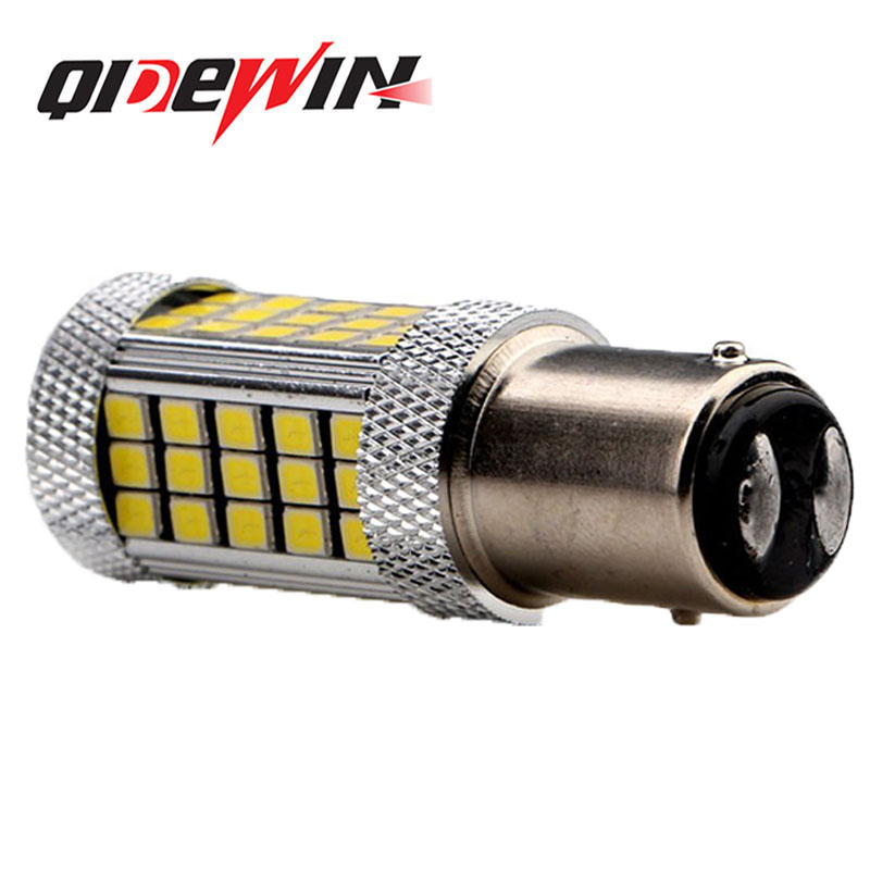 Автомобильная светодиодная задняя лампа 1156 1157 T20 T25 2835 63smd BAU15S BAY15D 7440 3157 сигнал поворота Задний тормоз Canbus Светодиодная лампа