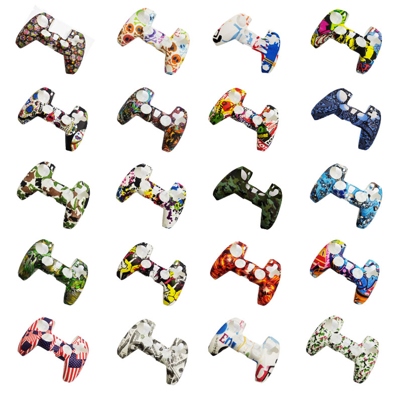 Силиконовый кожаный чехол для контроллера PS5 Playstation 5