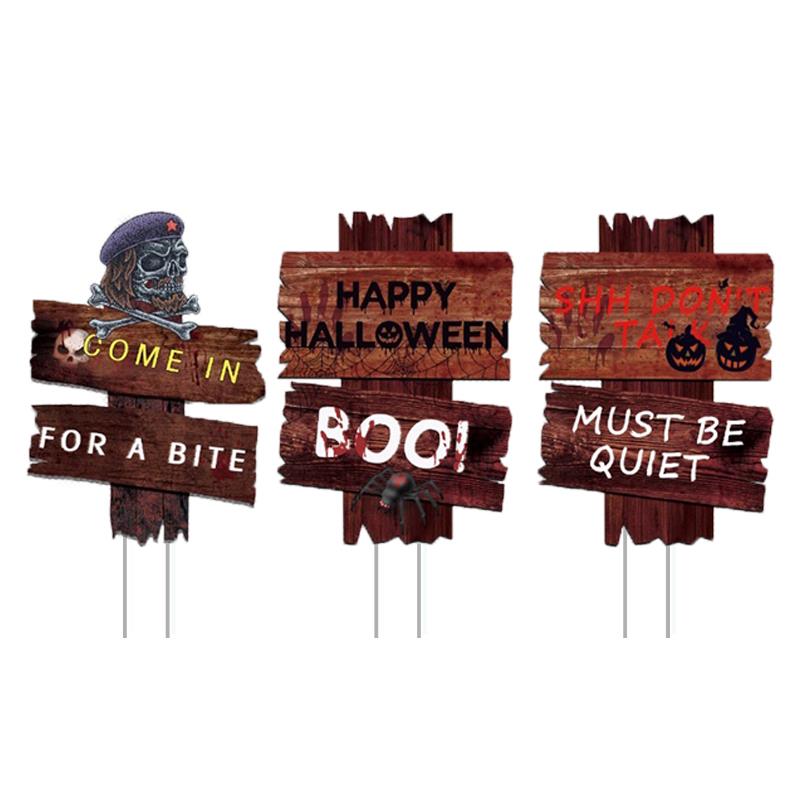 2021 Christmas Decoration Ornament Outdoor Yard Stakes Giant Holiday Signs for Halloween Home Lawn Pathway Party Decorations