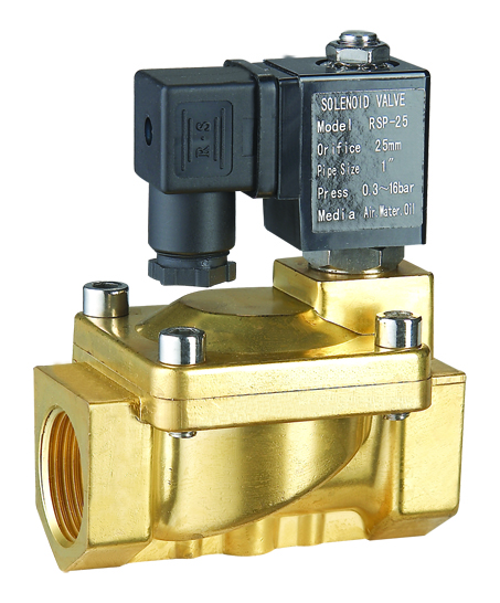 RSP-15 1/2 "Латунь Электромагнитный клапан 0,3-16BAR DC24V AC220V