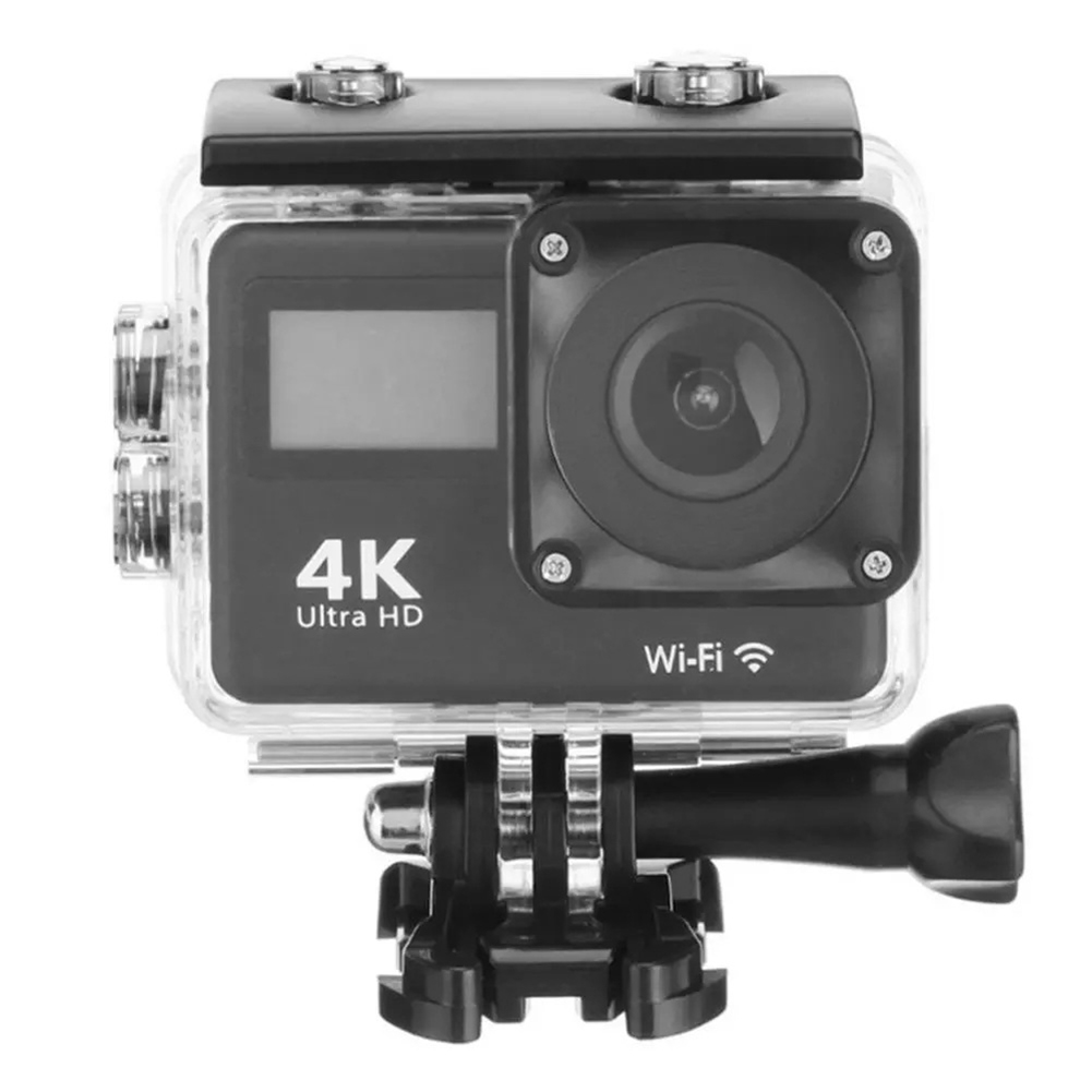 Action Camera 12MP 4K Ultra HD Dual LCD Screen WiFi 170D Go Waterproof Pro Sport DV Video Camera With 2.4G Remote Control