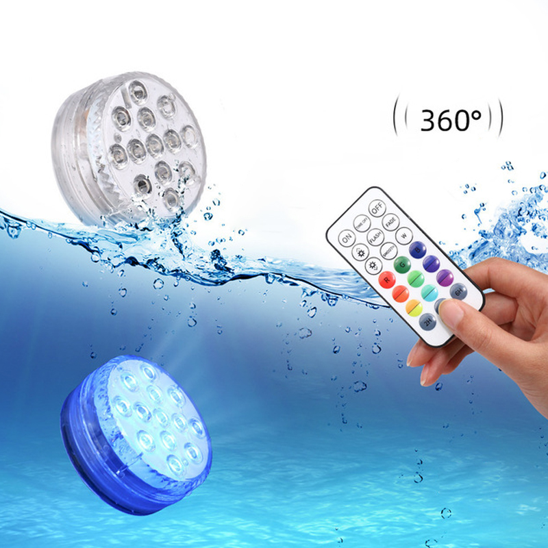 Ip68 120V 13 светодио дный s цветной Rgb подводный погружной освещения светодио дный плавательного Бассеина