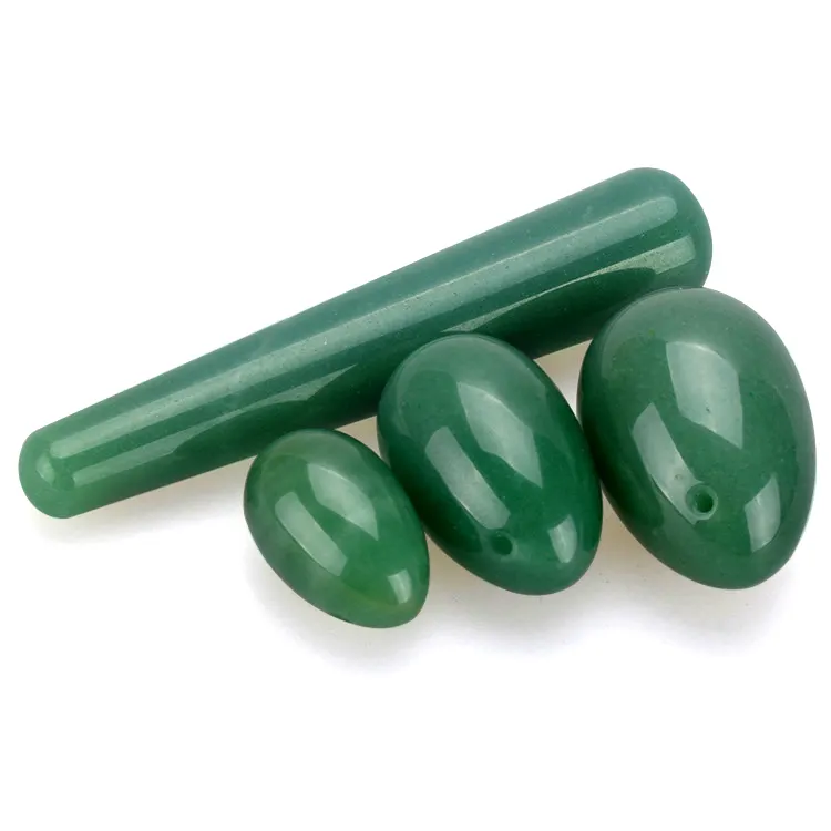Wholesale High Quality Factory Promote Sale Natural Gemstone Jade Egg Yoni Eggs Green Aventurine Yoni Egg