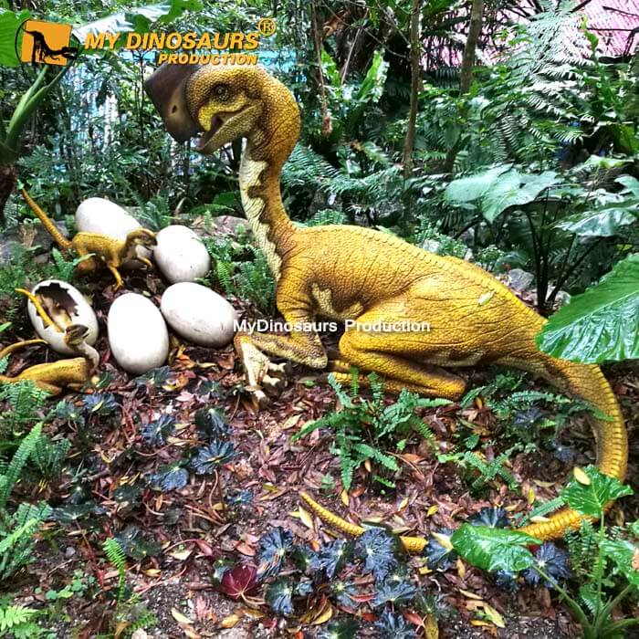 MY DINO Realistic Artificial Animatronic Oviraptor Model Dinosaur