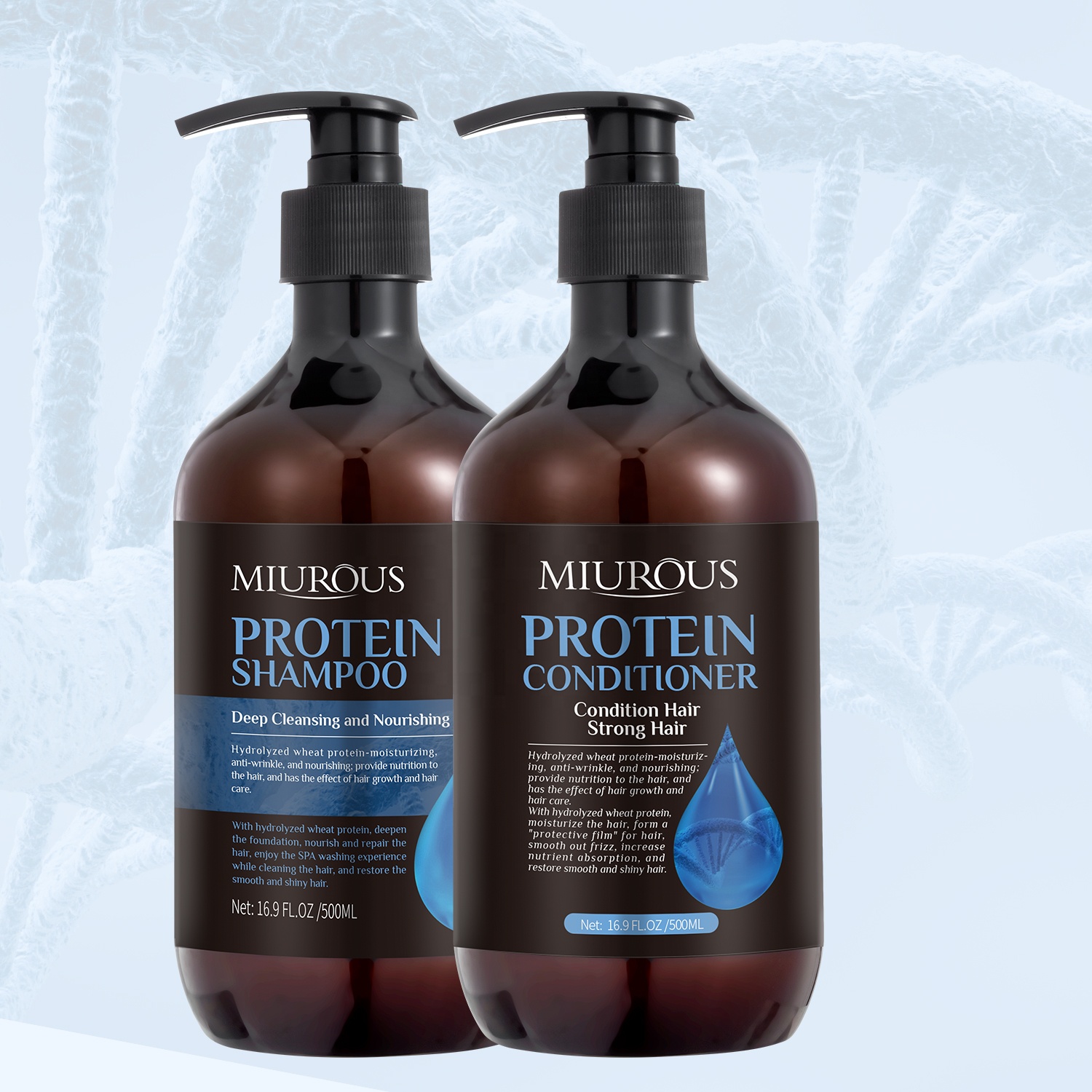 Best Luxury Hair Care Cruelty Free Protein Rice Water Anti Hair Loss Salon Shampoo Natural Herbal With Liquid Keratin