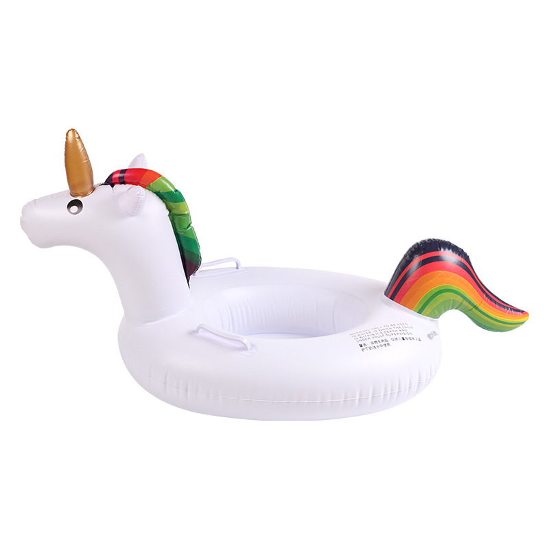 PVC inflatable children's seat ring thickened animal swimming ring Tiger turtle cute sit circle animal yacht life buoy