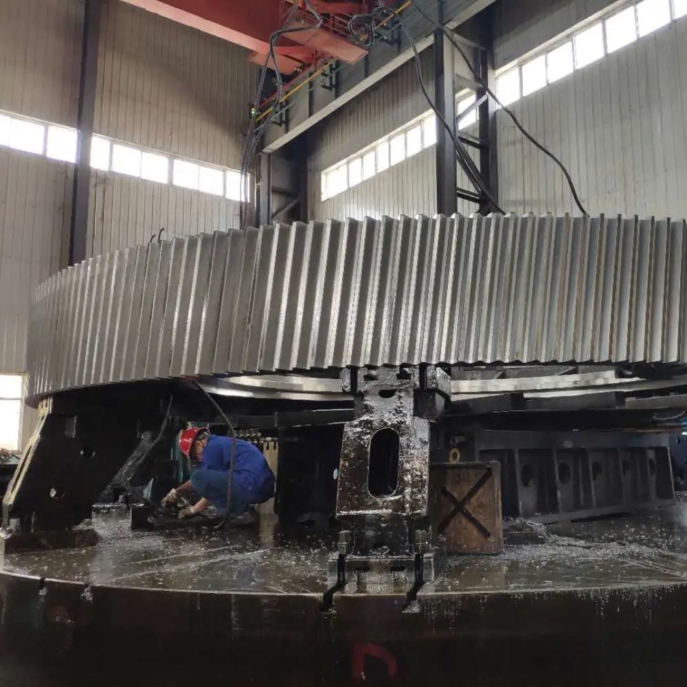 Factory price Manufacturer Supplier hobbing spiral bevel gear ring for spiral bevel gearbox
