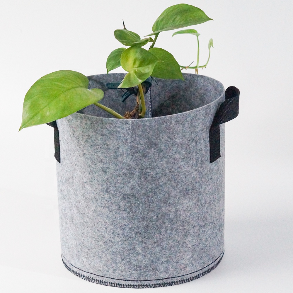 Attractive designs thickened fabric 5/7/10 gallons smart plant grow bags for potato
