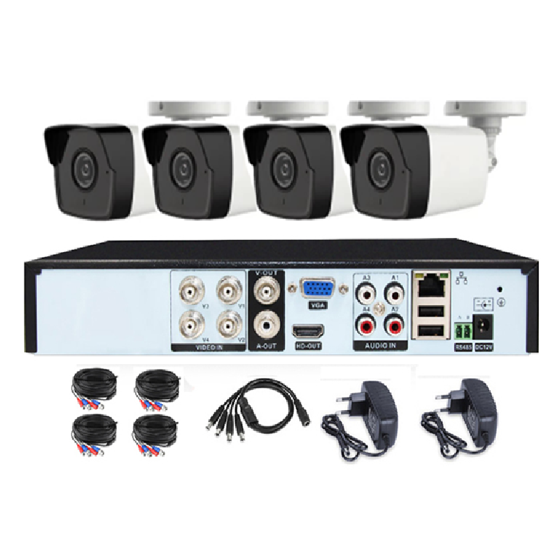 5 МП 4 канала 2021 Новый CMOS датчик видеонаблюдения DVR CCTV камеры комплекты Продажа