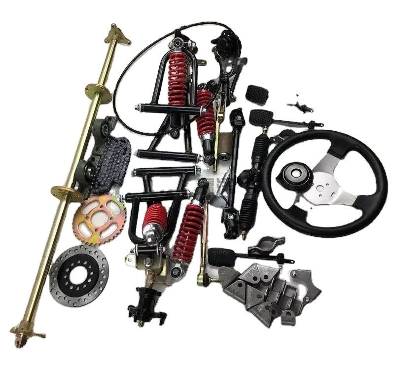 Рулевая Шестерня для картинга ATV UTV, задняя ось 1 м, рулевая шестерня, тяга рулевого колеса, тормозной насос с контрольными поворотными рычагами