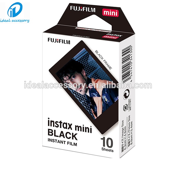Fujifilm Instax Mini Black Film-10 Exposures для Mini90 8 70 7s 50s 25 SP-1 и т. Д.