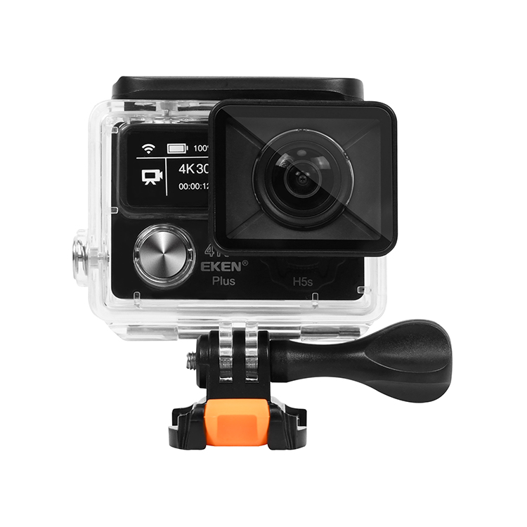 EKEN H5S Plus HD 4K 30fps EIS 30m Водонепроницаемый 2,0 'сенсорный экран Спортивная камера с чипом Ambarella A12 внутри