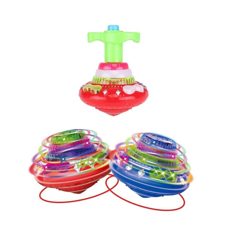 Hot Sale Spinner Toys Promotion Toys Music Top with Flashing Light Best Gift