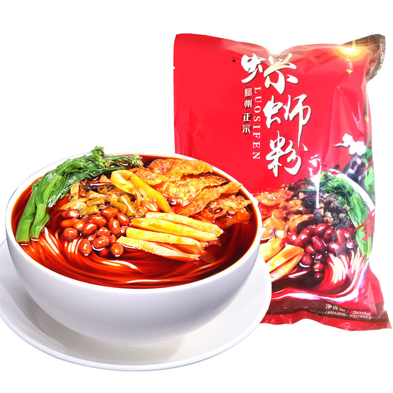 Китайские характеристики, вкусная Горячая и кислая лапша с улиткой, лапша с мгновенной едой, рисовая лапша