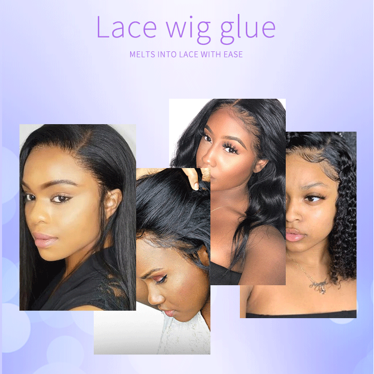 Private Label waterproof lace wig glue adhesive strong hold without paraben