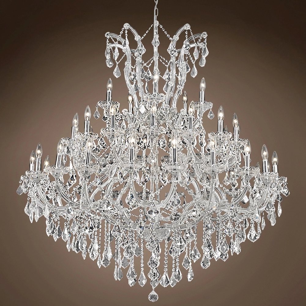 Antique gold candle Wedding Banquet Hall Large Maria Theresa crystal Chandelier