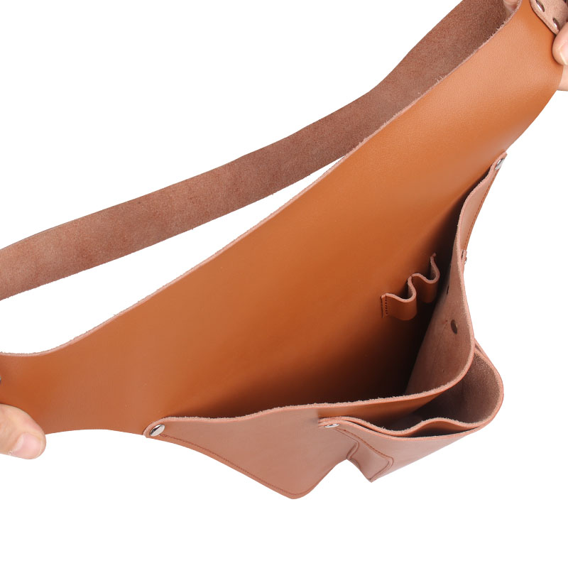 Genuine Leather Tool Belt Pouch Customized Heavy Duty Tool Belt Carpenter Tool Pouches Bag