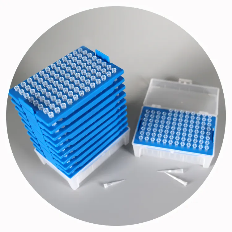 Disposable Sterile Refill Tower Pipette Tips Refill Rack for Laboratory Pipette Tips Box Folded Rack Pipette Tip Lab Supplies