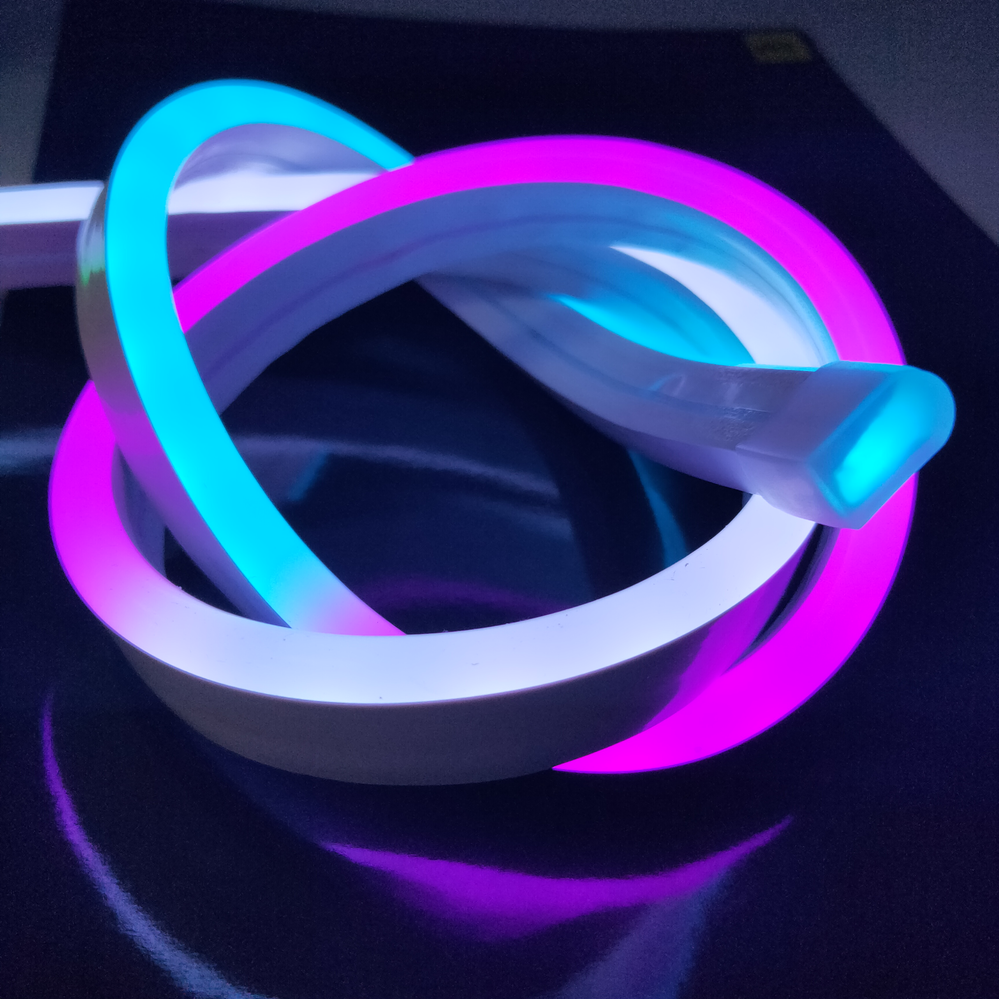 Модифицируемая Гибкая неоновая Светодиодная лента RGB, водонепроницаемая, 12 В постоянного тока, IP67, силиконовая Гибкая светодиодная неоновая лента