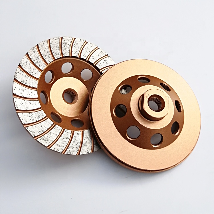 Алмазные инструменты 4 5 7 дюймов 7 дюймов 115 125 180 мм turbo алмазная шлифовальная машина шлифовальная кружка колесо для бетона гранита камня