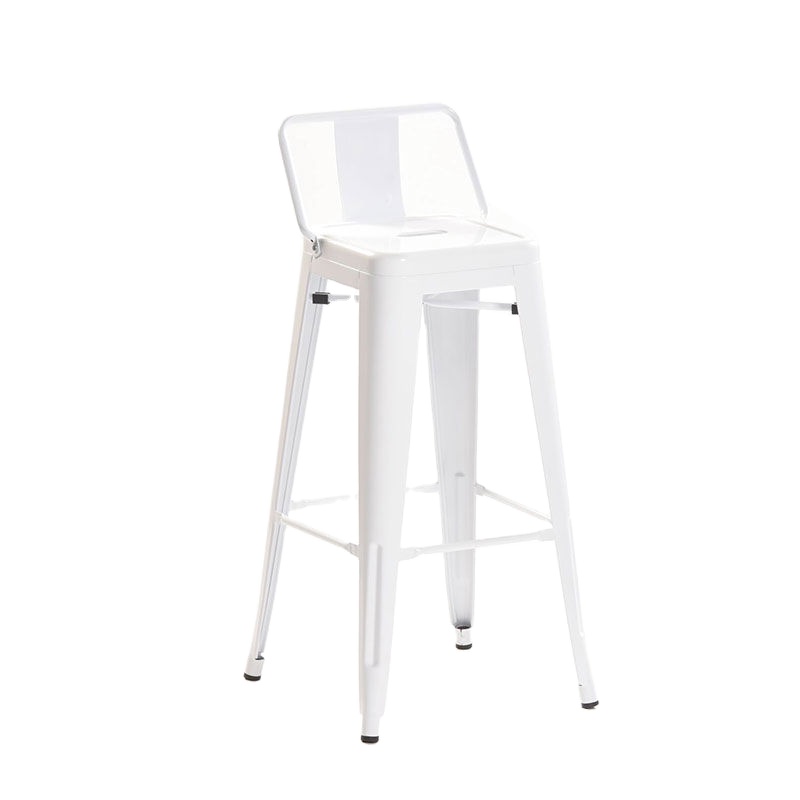 white steel stool with back chaise tall chair bar chair outdoor metal bar stools