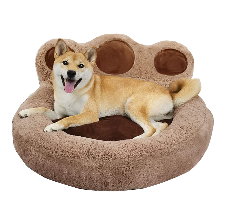 Hot Style High Quality Christmas Creative Help Pet Bed Removable Cover Pet Deep Sleep Luxury Fluffy Soft Warm Pet Donut Bed