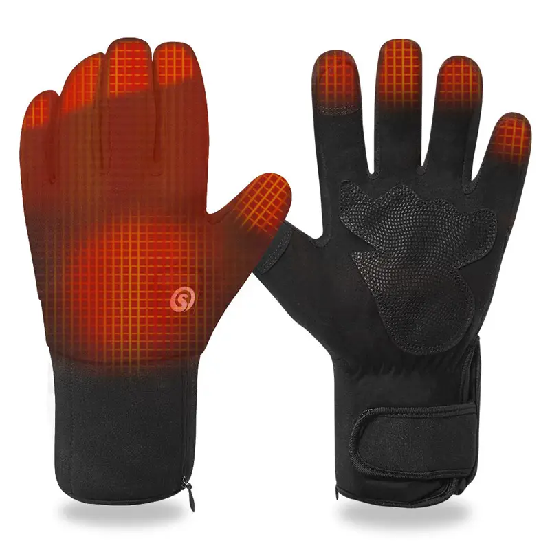 2021 Racing Gloves Motorcycle Touch Screen Breathable Heated Cycling Glove