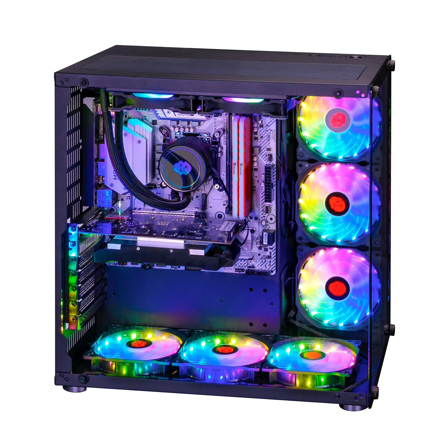 High Quality Water Cooling Fans Unique Pc Case Super Tower Pc Case Computer Hardware